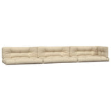 Vidaxl Pallet cushions 7 st fabric beige