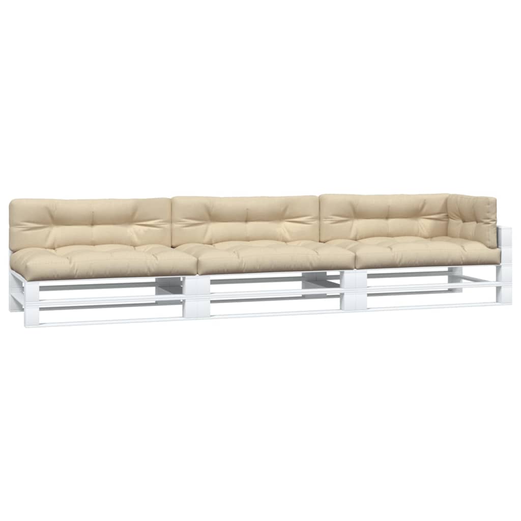 Vidaxl Pallet cushions 7 st fabric beige