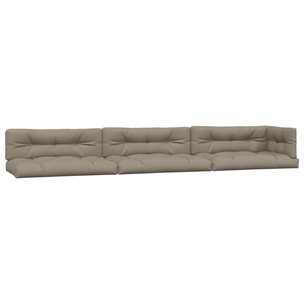 Vidaxl -Palettenkissen 7 St. Stofftaupe