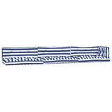 Vidaxl Pallet cushions 7 st fabric striped white and blue
