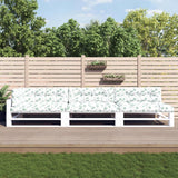 Vidaxl Pallet cushions 7 ST leaf pattern fabric