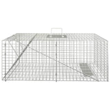 Armadilha de animais vidaxl 64.5x25x26,5 cm de ferro galvanizado