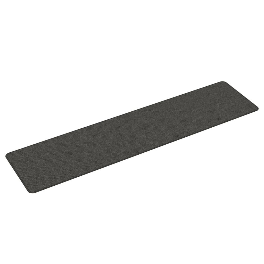 Vidaxl dywan biegacz 50x200 cm Sisal wyglądający w kolorze antracytowym