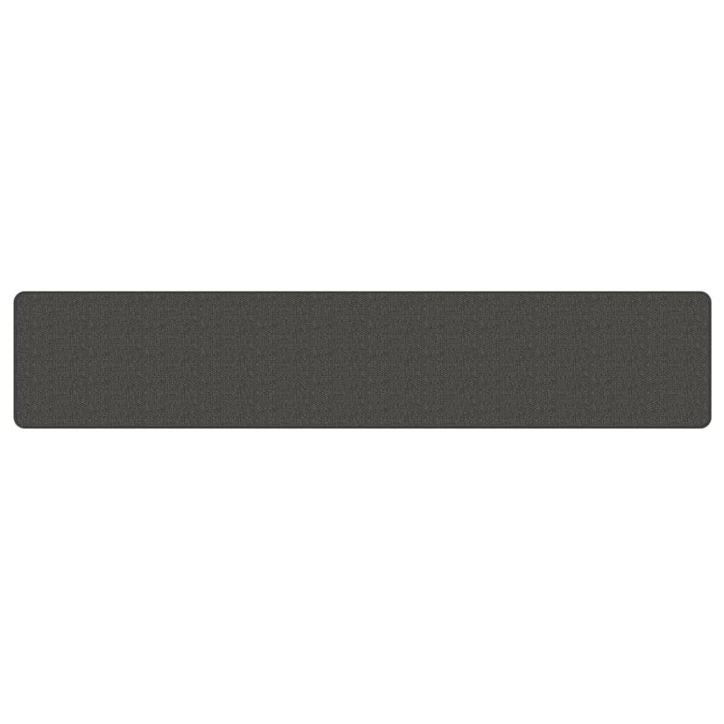 Vidaxl Teppech Runner 50x250 cm sisal-kuckt Anthetracit-faarweg