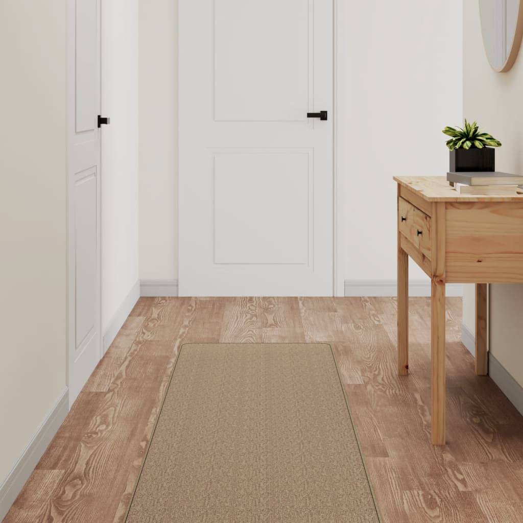 Vidaxl Carpet Runner 50x200 cm Sisal Look Sand-Colored