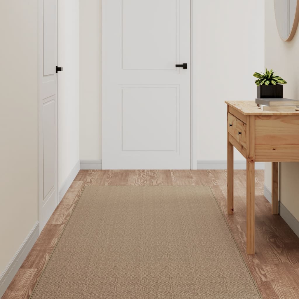 Vidaxl Carpet Runner 80x200 cm Sisal Look Sand-Colored