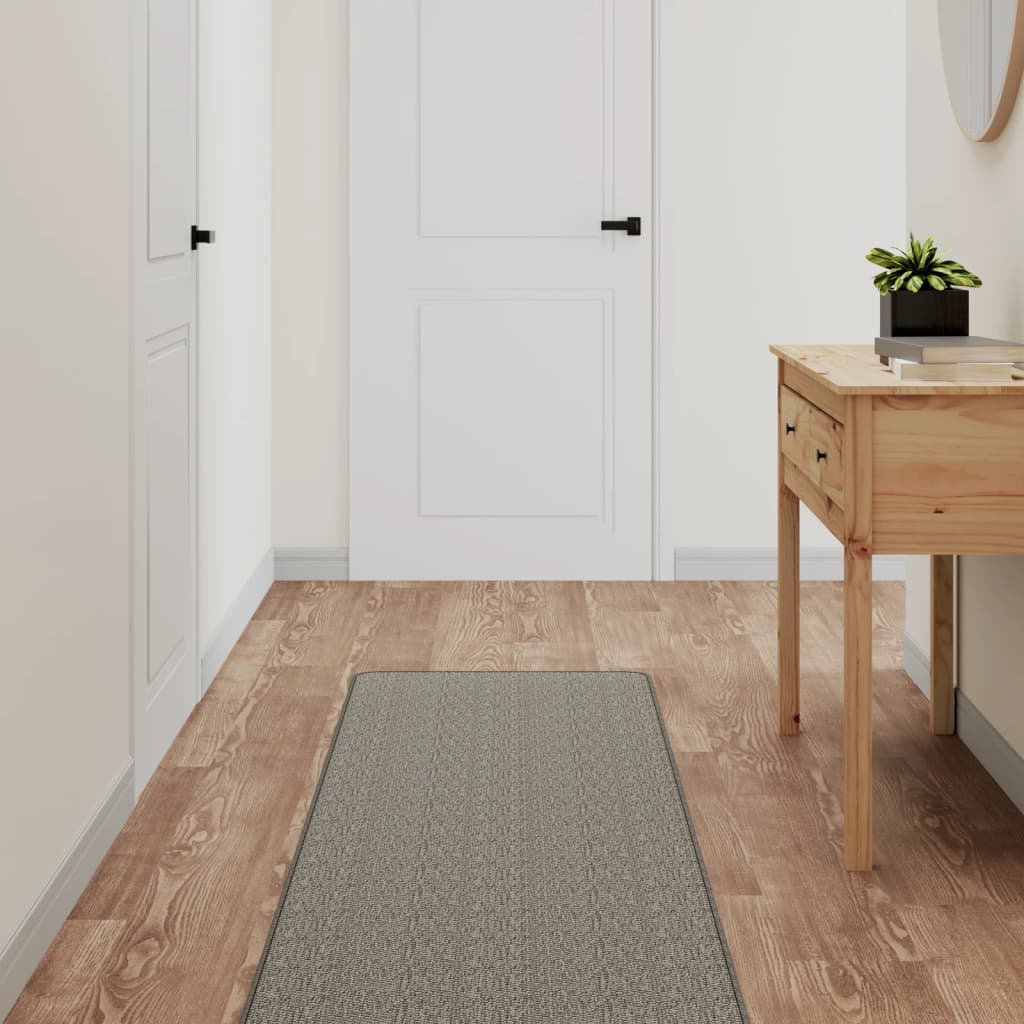 Vidaxl Carpet runner 50x150 cm Sisal look silver colored
