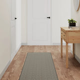 Vidaxl Carpet runner 50x150 cm Sisal look silver colored