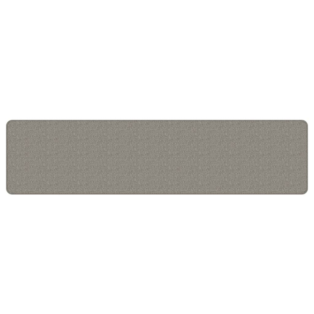 Vidaxl Carpet Runner da 50x200 cm sisal look argento colorato
