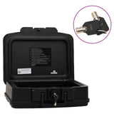 Vidaxl Safe 44x37x16.5 cm nero
