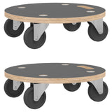 Vidaxl möbler hundar 2 st rektangulära 250 kg Ø38x11.5 cm