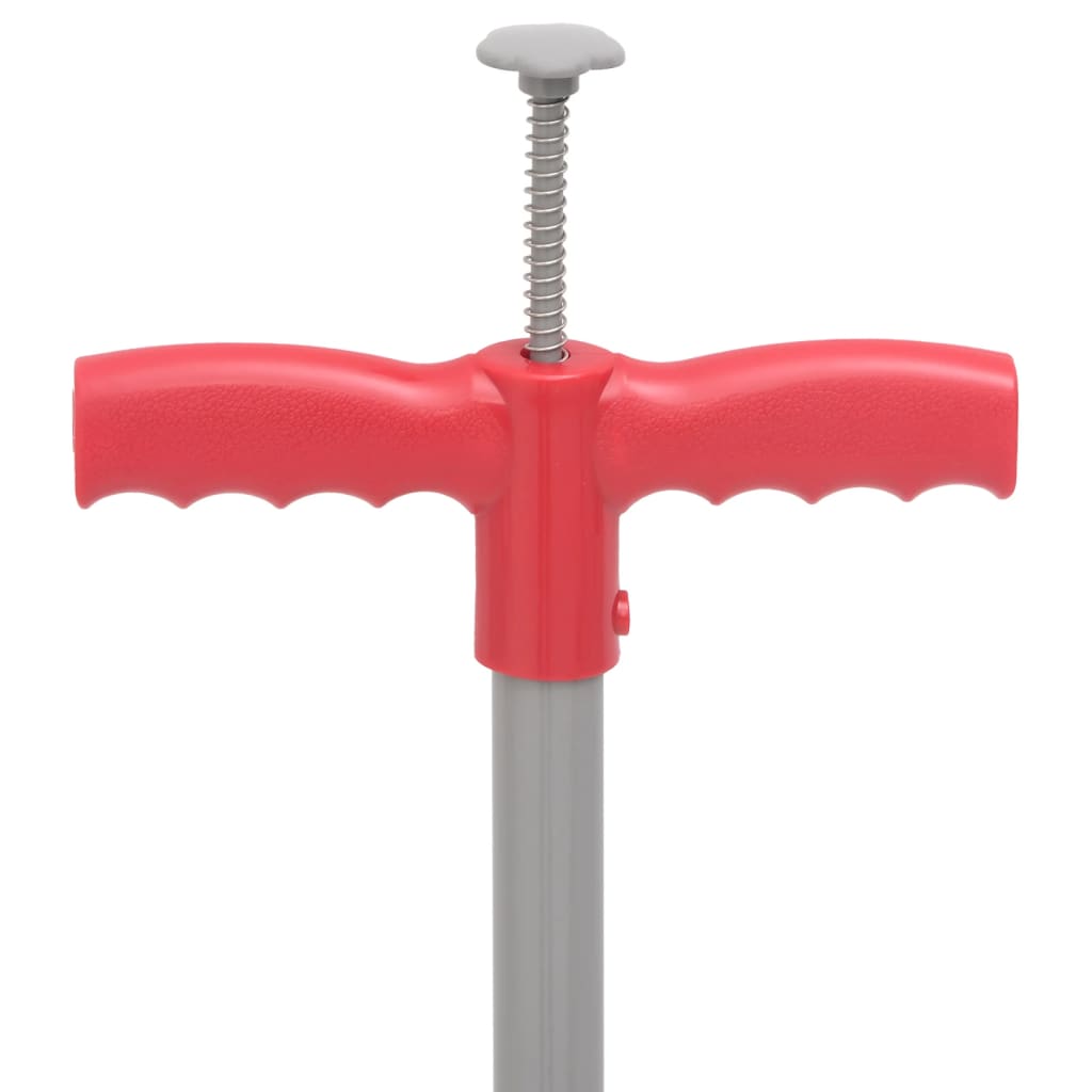 Vidaxl weed plug 93.5 cm powder -coated steel red and gray