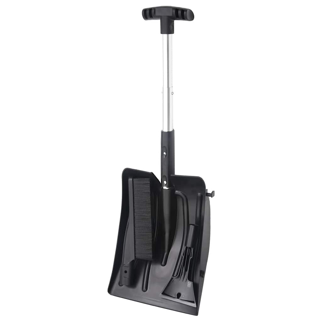 Vidaxl 3-en-1 Snow-Shovel Set Aluminium Black