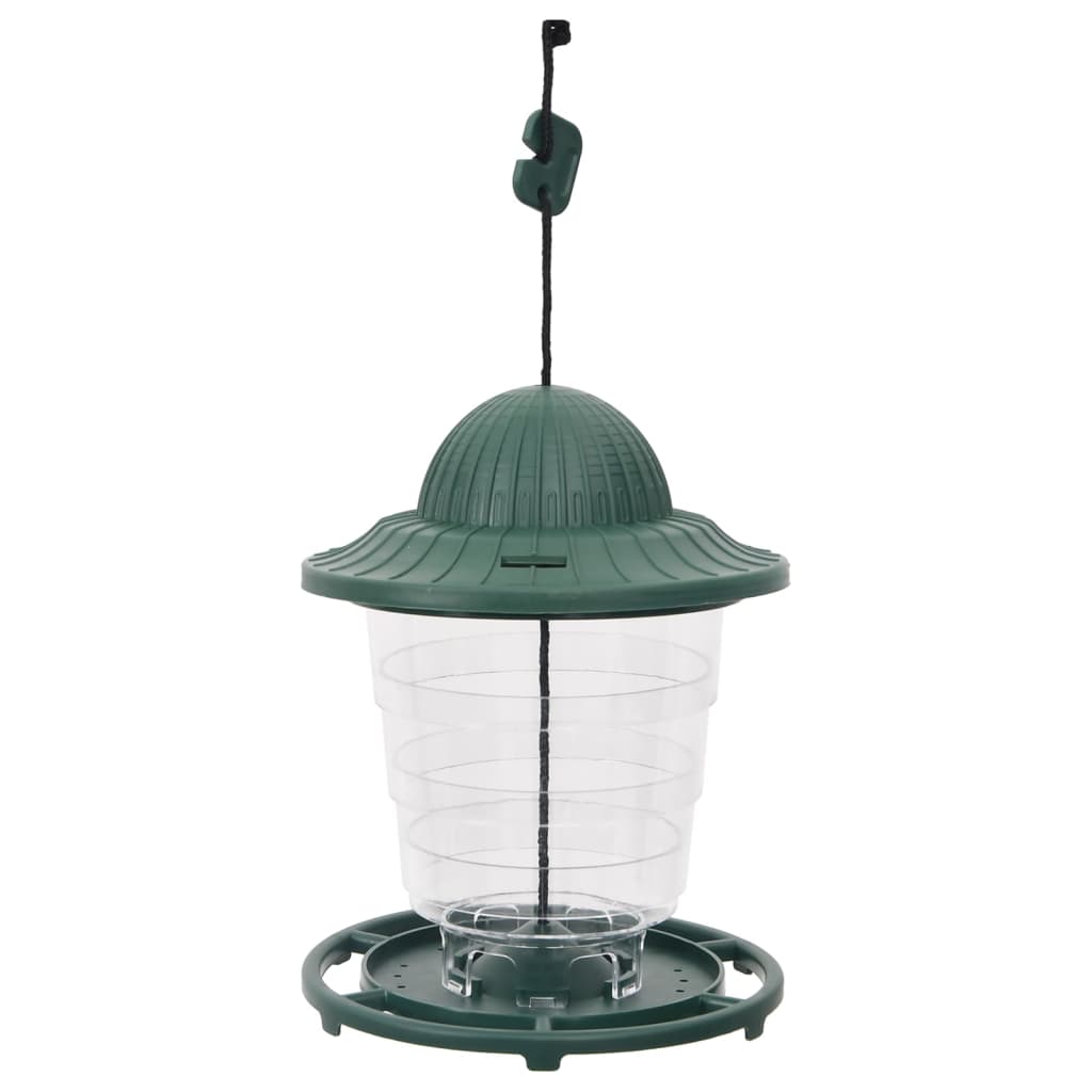 Vidaxl bird feeds 3 pcs 13x13x17 cm dark green