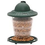 Vidaxl bird feeds 3 pcs 13x13x17 cm dark green