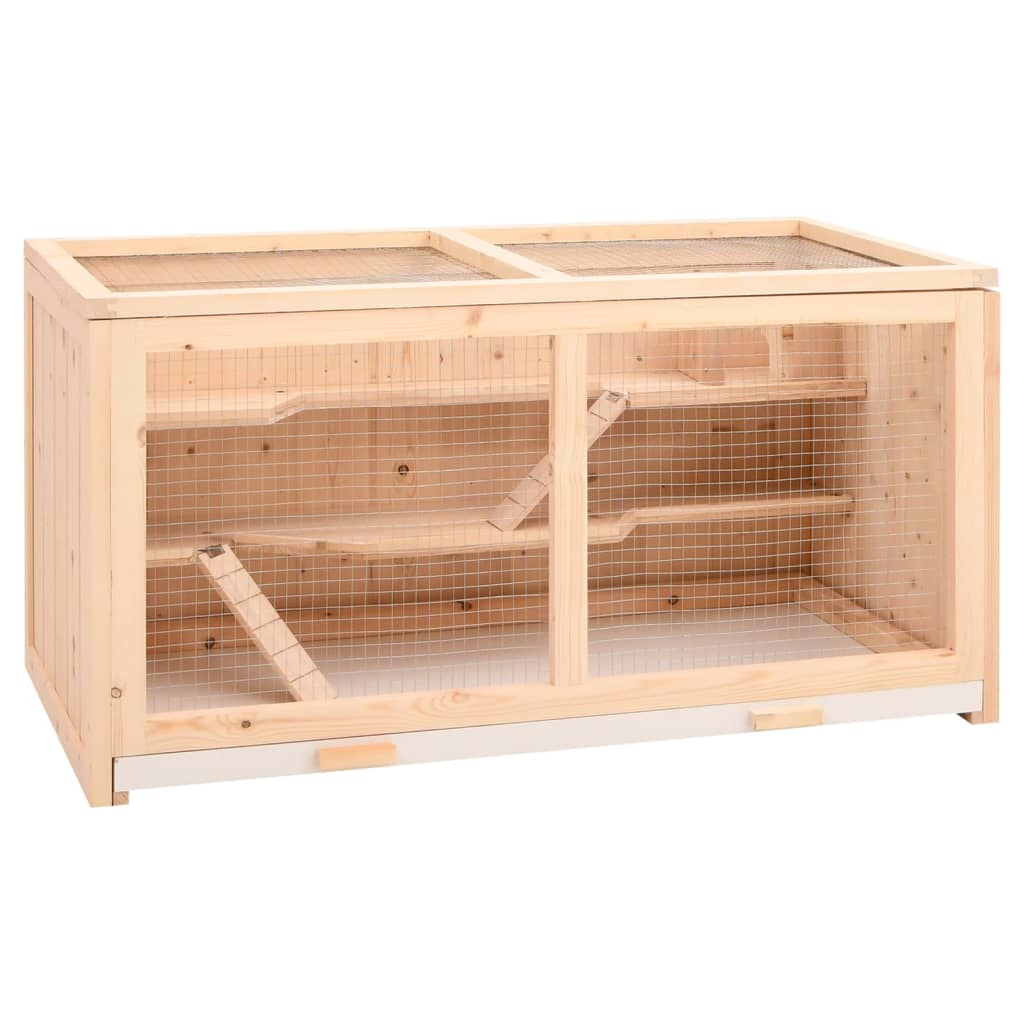 Vidaxl Hamsterkooooo 104x52x54 cm Solard Pinwood