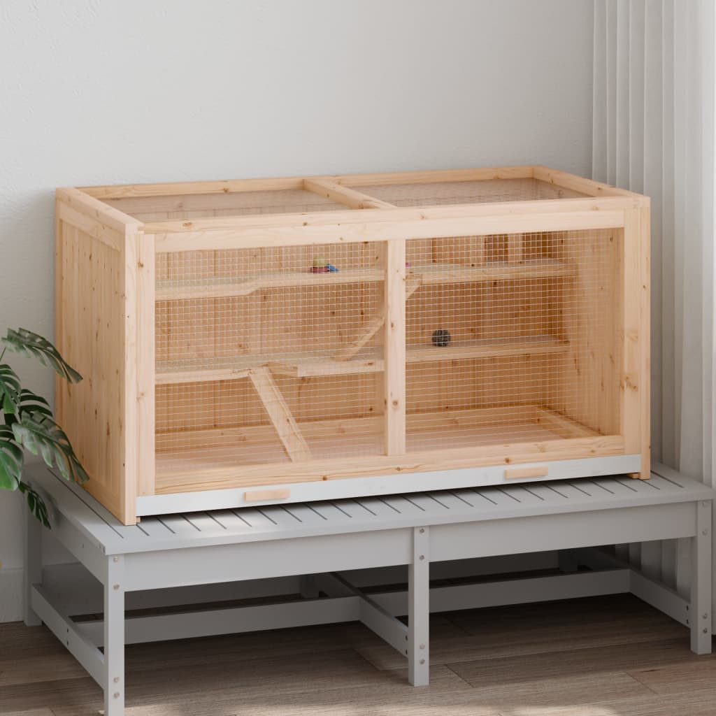 Vidaxl Hamsterkooooo 104x52x54 cm Solard Pinwood