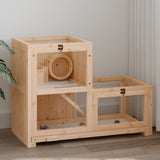 Vidaxl Hamsterkooi 81x40x60 cm Solid Pinewood