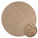 Vidaxl Teppich Zizur innerhalb und außerhalb von 120 cm Jute Look