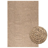 Vidaxl -mattan zizur i och utanför 120x170 cm jute look