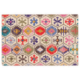 Vidaxl rug washable anti-slip 120x180 cm multi-colored