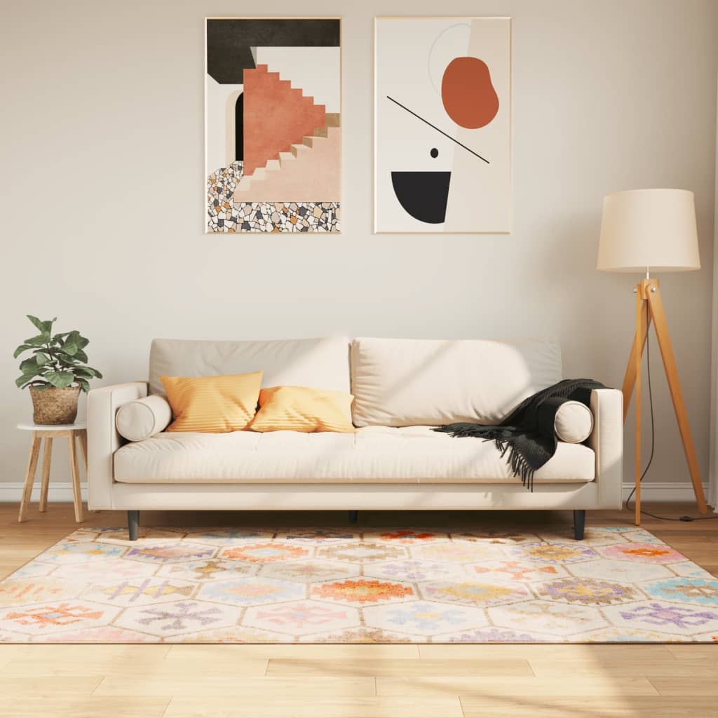 Vidaxl rug washable anti-slip 120x180 cm multi-colored
