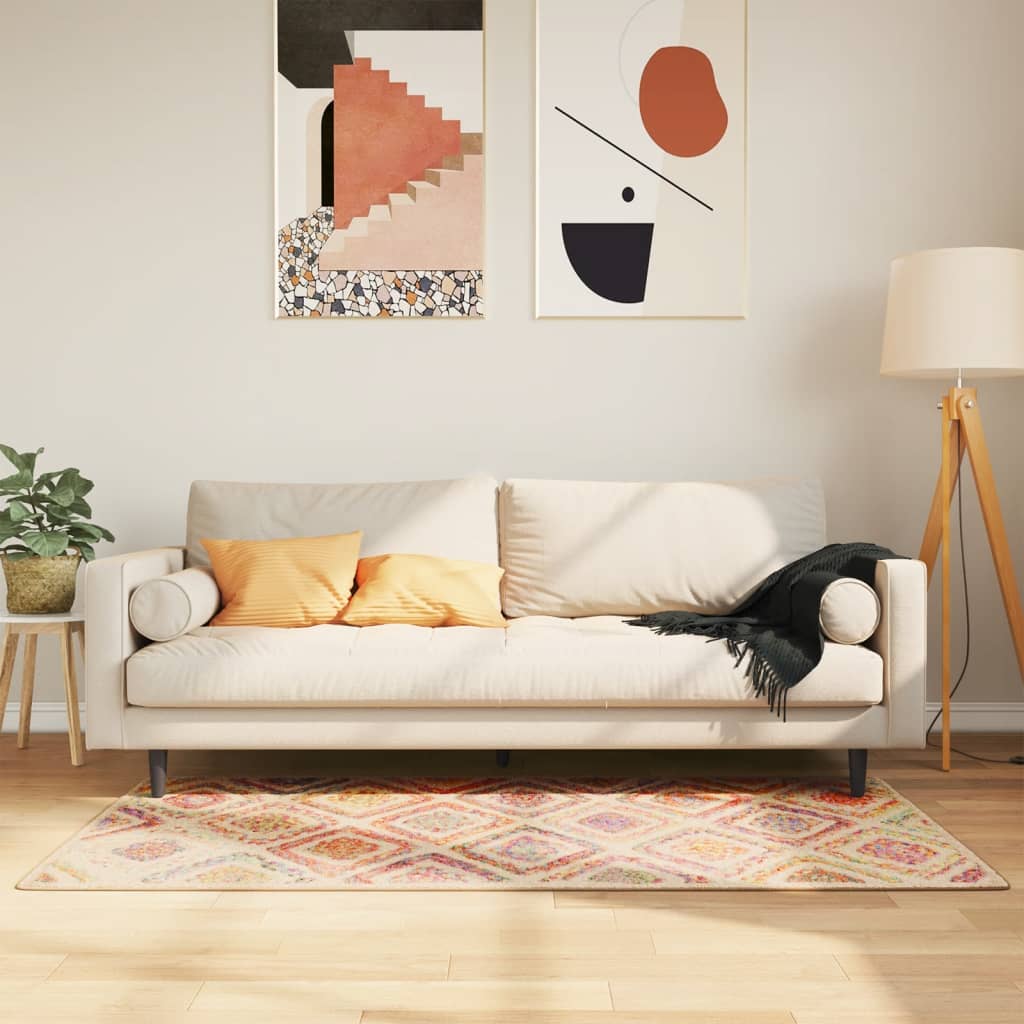 Tappeto vidaxl lavabile antiscivolo 80x150 cm multicolore