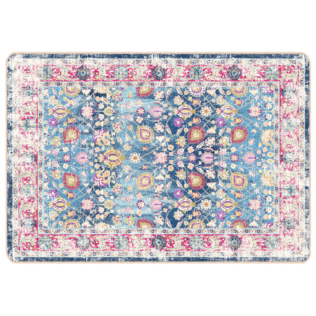 Vidaxl Washable Non-Slip Rug 160x230 cm Multicoloured