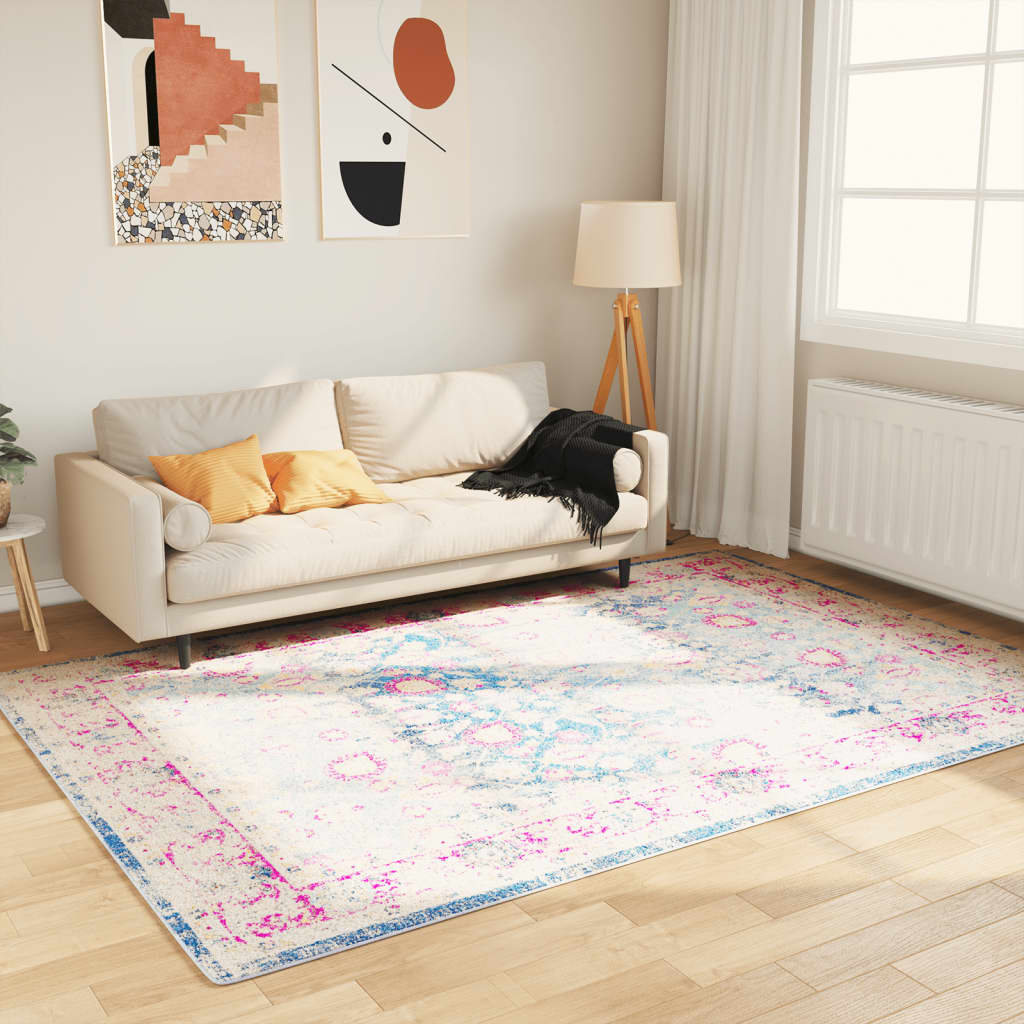 Vidaxl Washable Non-Slip Rug 160x230 cm Multicoloured