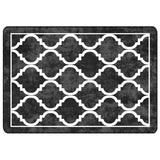 Vidaxl rug washable anti-slip 120x180 cm black and white