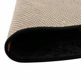 Vidaxl rug washable anti-slip Ø 120 cm black and gold colored