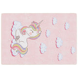 Vidaxl Children's floor rug unicorn washable anti -slip 160x230 cm green