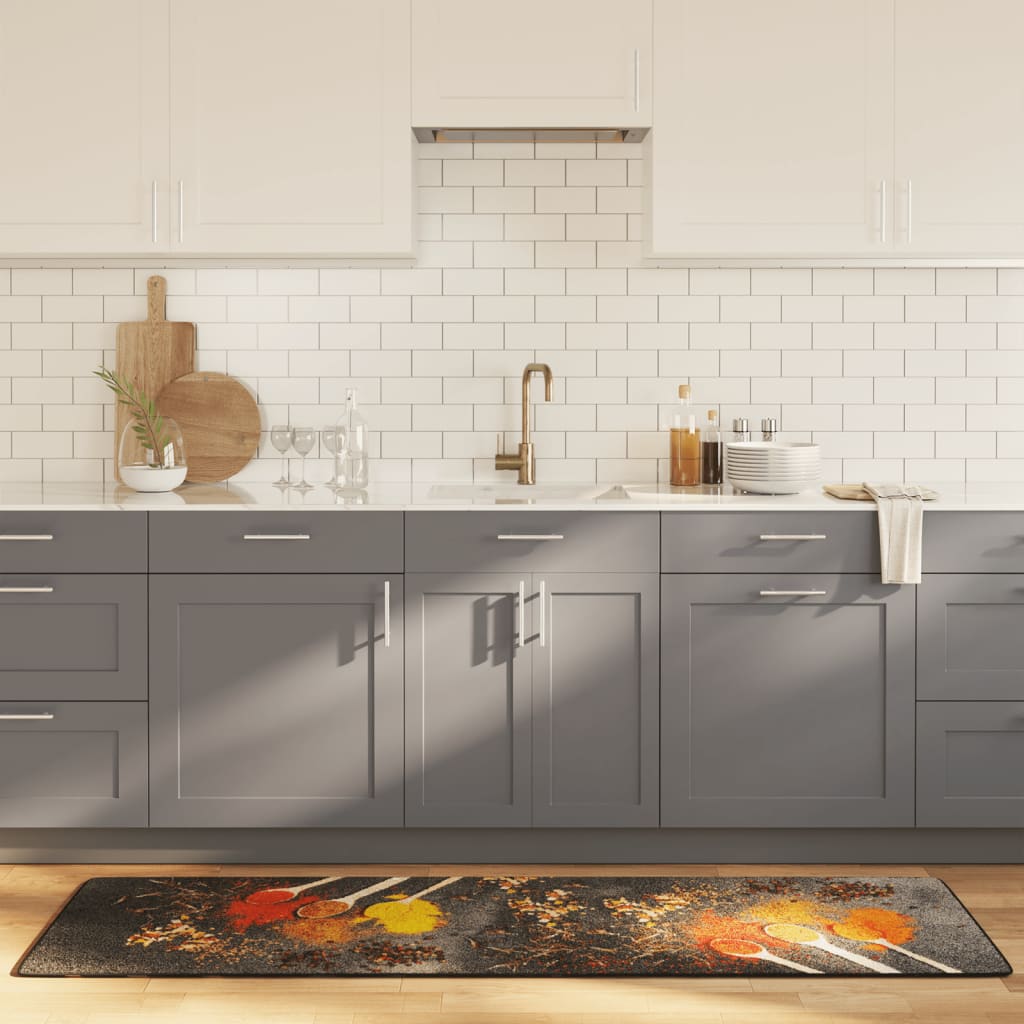 Vidaxl Kitchen mat washable anti-slip 60x180 cm multi-colored