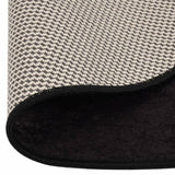 Vidaxl Rug Washable Anti-Slip Ø 200 cm Antracitt-farget