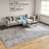 Vidaxl rug washable anti-slip 400x300 cm gray