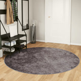 Vidaxl rug washable anti-slip Ø 200 cm Gray