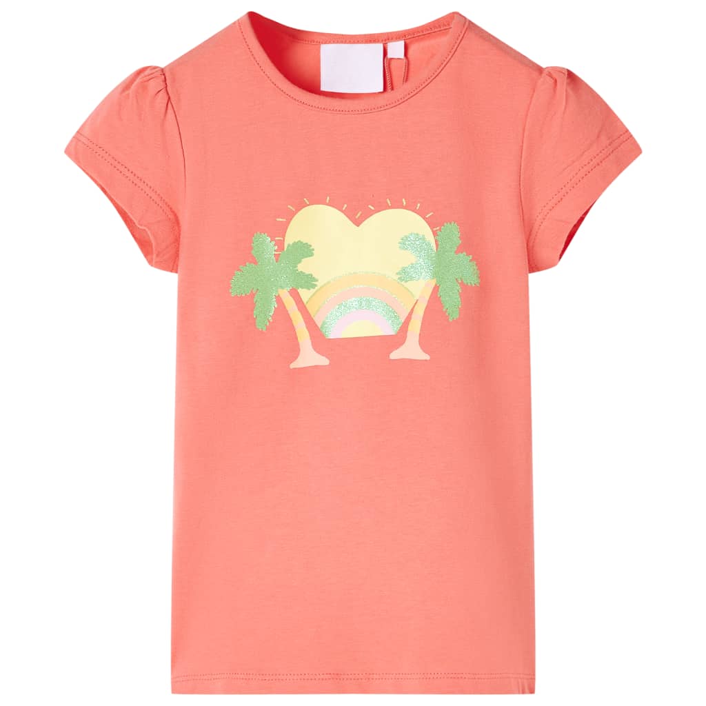 Vidaxl Children's shirt 116 Coral colored