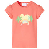 Vidaxl Children's shirt 116 Coral colored