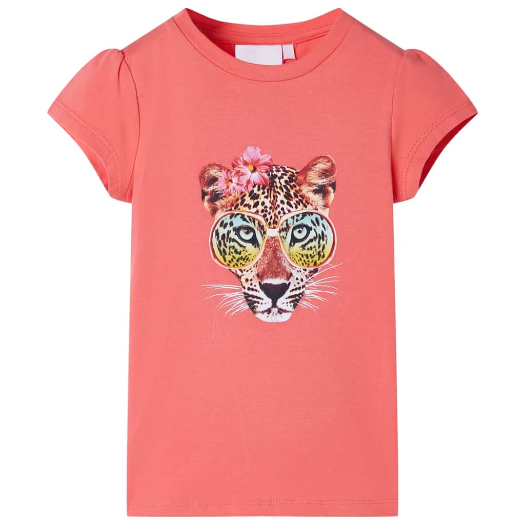Vidaxl Children's Shirt 116 Koral w kolorze koralowym