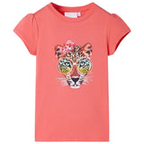 Vidaxl Children's Shirt 116 Koral w kolorze koralowym