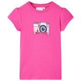 Vidaxl Children's Shirt 140 Darkrosa