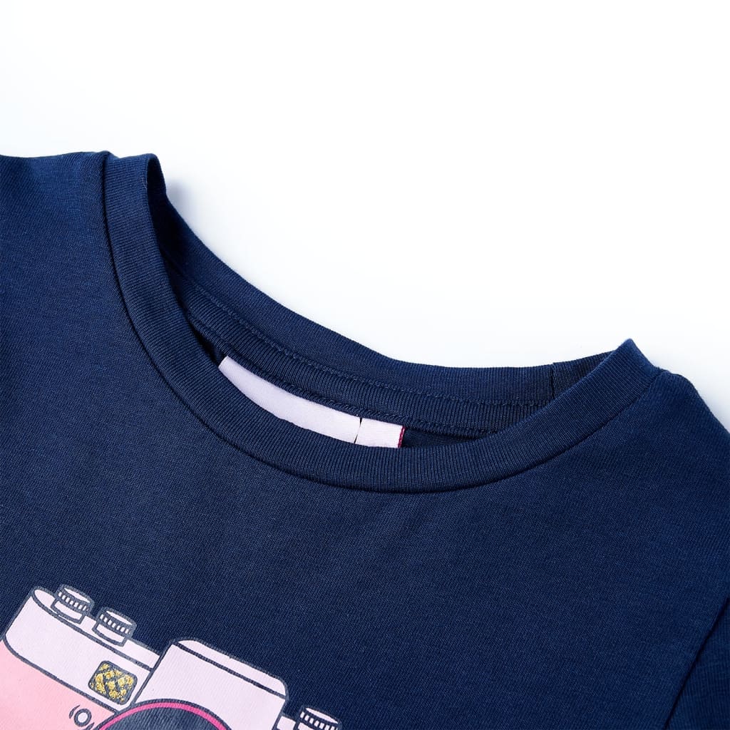 Vidaxl Children's Shirt 128 granatowy