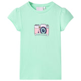 Vidaxl Children's Shirt 104 Bright Green