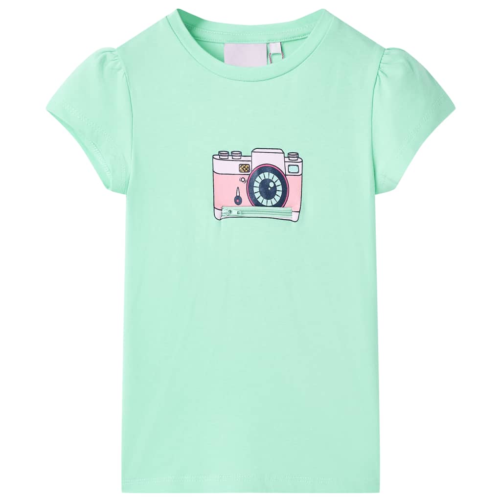 Vidaxl Children's Shirt 128 Bright Green