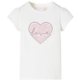 Vidaxl Children's shirt 116 Ecru