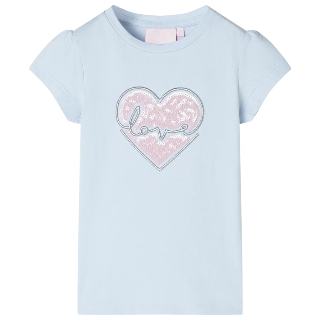Vidaxl Children's shirt 104 light blue