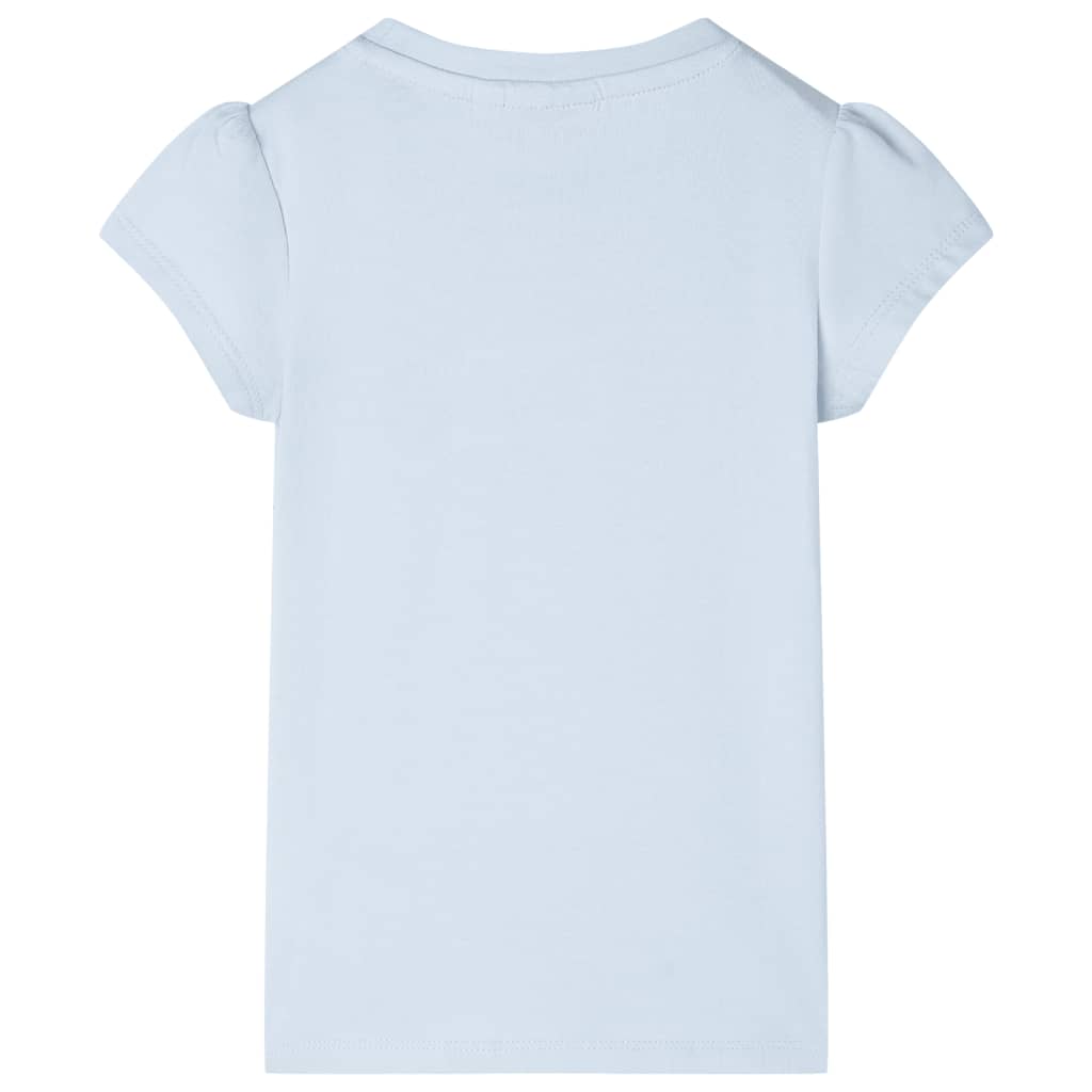 Vidaxl børneshirt 140 lyseblå