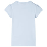 Vidaxl børneshirt 140 lyseblå
