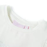 Vidaxl Kanner Shirt mat Rüschen 104 Wäiss