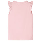 Vidaxl Children's shirt with ruffles on the sleeves 104 light pink